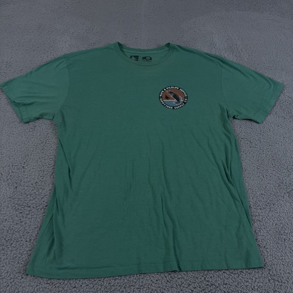 LOT OF 2 Hippy Tree x Life Is Good Shirt Mens XXL Short Sleeve Outdoor Hiking - Picture 2 of 13